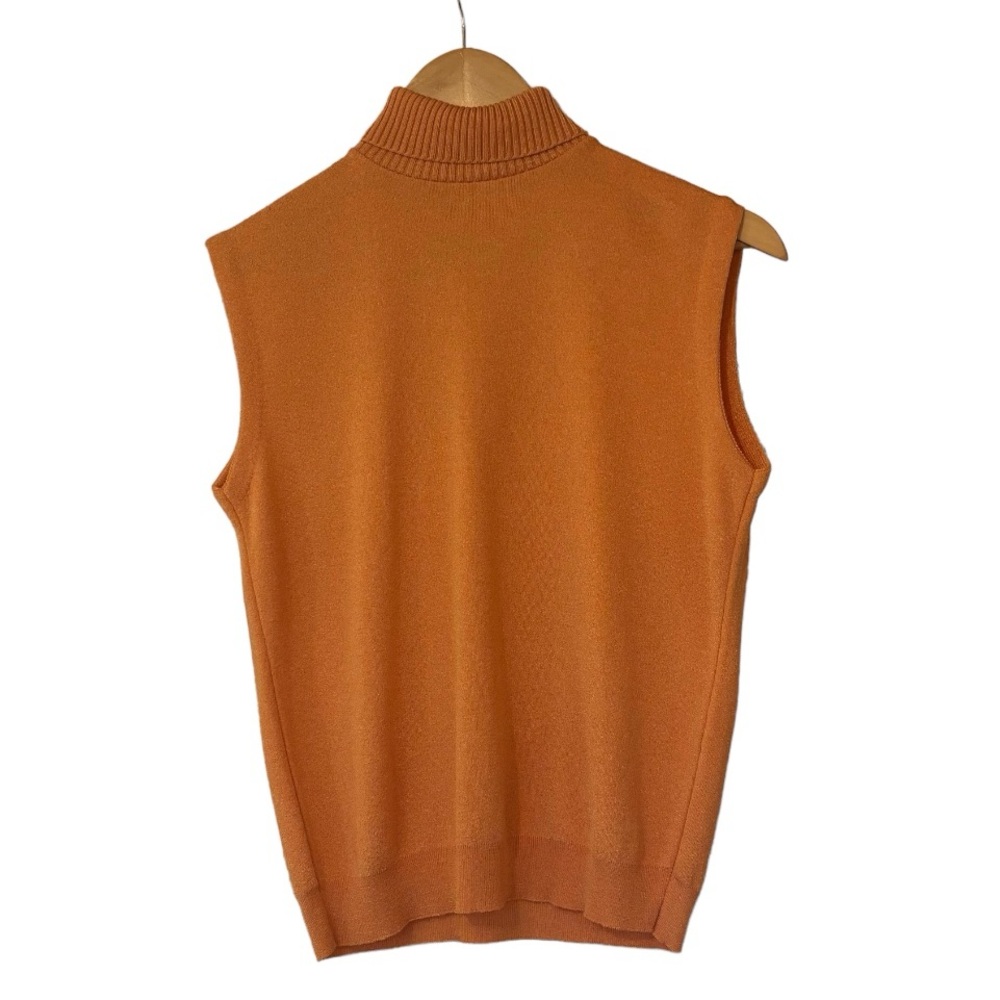 VINTAGE Helen Harper Orange Sleeveless Pullover Top -Size 16